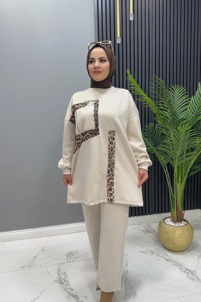 İkili Ferda Takım Krem