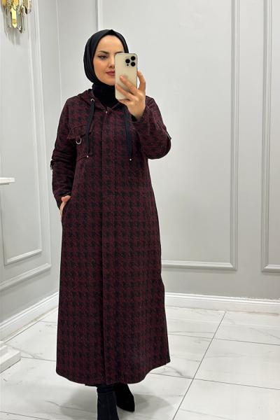 Kap Kaşe Alya Bordo