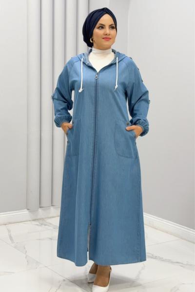 Kap kot Duha Açık Mavi