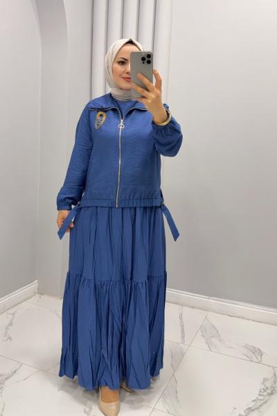 Minel jileli takım Saks Mavisi