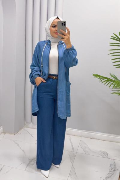 Pantolon kot Vildan Lacivert