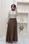 Şevval Etek  Kahverengi