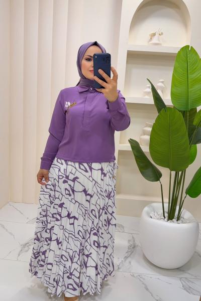 Takım Etekli Kumru Lila