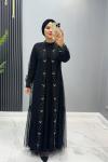 Takım İkili Abaya Dilek Siyah