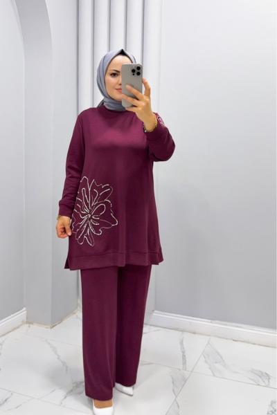 Takım ikili Yonca Bordo