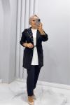 Takım ikili Kupra tensel Lara  Siyah