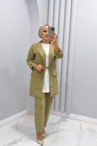 Takım ikili Kupra tensel Lara Yağ Yeşili