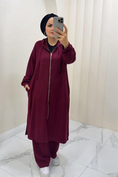 Takım ikili maral  Bordo