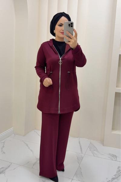 Takım Oysho Liza Taş Bordo