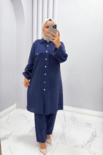 TAKIM PANTOLONLU MEYRA TAKIM Lacivert