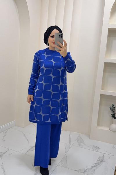 Takım Triko Loren Mavi