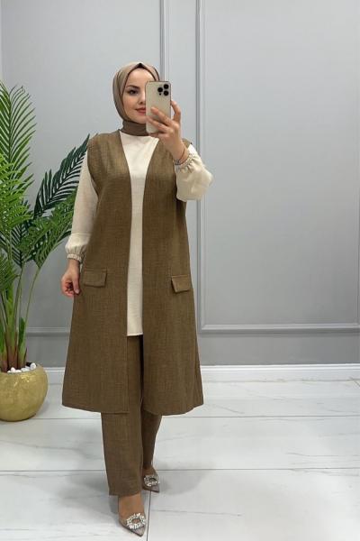 Takım Yelekli Nare Vizon