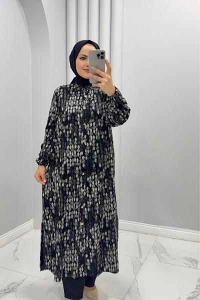 Tunik viskon  Diyar Siyah