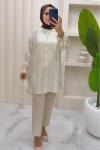 Tunik Zilan Krem