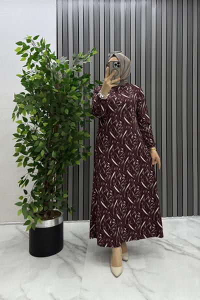 Aycan elbise  Bordo