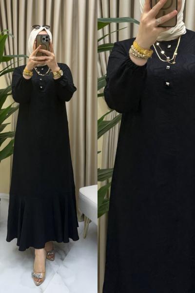 Burcu elbise Siyah