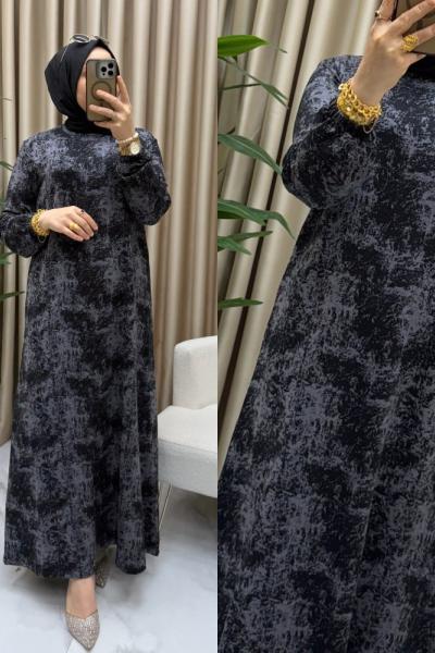 Linda elbise Siyah