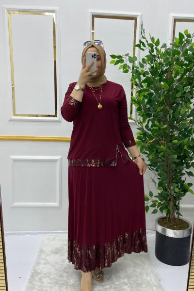 Simli takım  Bordo