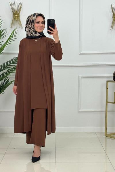 Alya Takım - Kahverengi