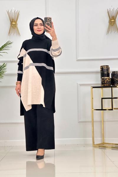 BEYZA TRİKO TAKIM-SİYAH