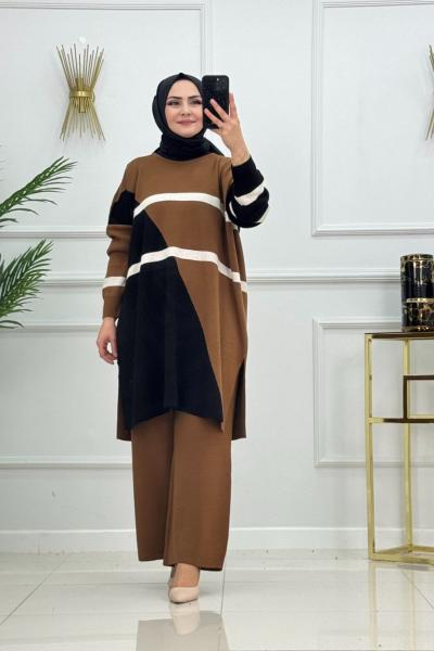 BEYZA TRİKO TAKIM-ACI KAHVE Acı Kahve
