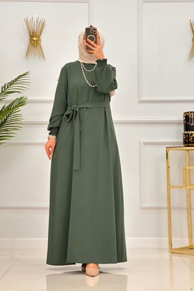 CEYLİN ELBİSE-HAKİ