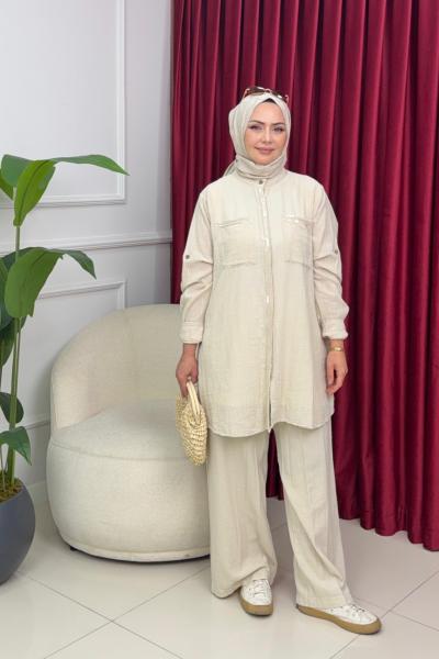 CLAY KETEN TAKIM - BEJ