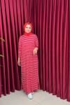 COMFY PENYE ELBİSE - KIRMIZI
