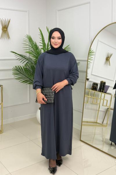ELSA OYSHO ELBİSE - ANTRASİT Antrasit