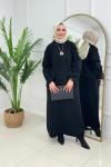 ELVİN ETEKLİ TAKIM - SİYAH Siyah