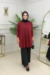 NAZ TRİKO TUNİK-BORDO Bordo
