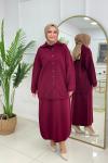 PINAR ETEKLİ TAKIM - BORDO Bordo