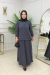 SEZİN ETEKLİ TAKIM  Antrasit