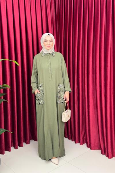 SUNNY ELBİSE - HAKİ