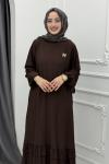 Asmin Elbise Kahverengi