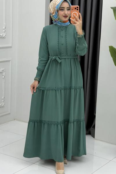 Nefes Elbise Mint Yeşili