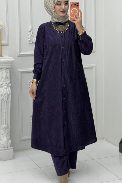 Yasemin Takım Koyu Mor