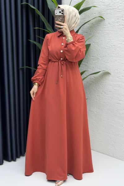 Ayben Elbise Tesettür Giyim  Oranj