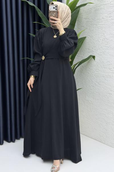 Ayliz Elbise Tesettür Giyim  Siyah