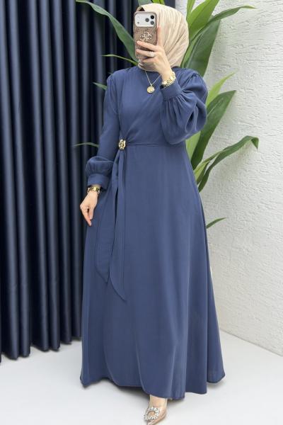 Ayliz Elbise Tesettür Giyim  Lacivert