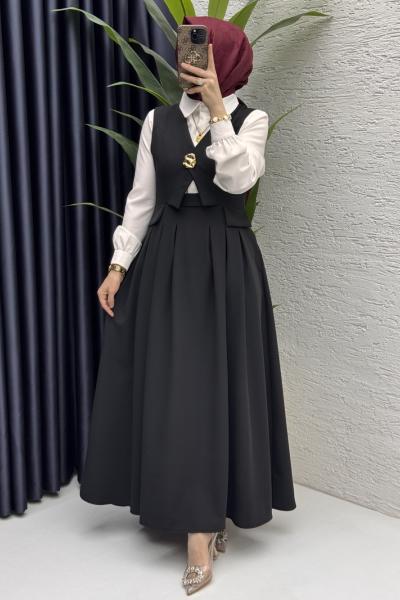 Ayperi Jile Tesettür Giyim  Siyah