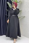 Defne Elbise Tesettür Giyim  Siyah