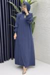 Ecmel Elbise Tesettür Giyim  Lacivert