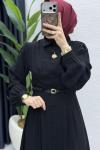Efla Elbise Tesettür Giyim  Siyah