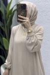Esme Elbise Tesettür Giyim  Taş Rengi