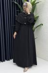 Ferda Elbise Tesettür Giyim  Siyah