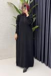 Hazen Elbise Tesettür Giyim  Siyah