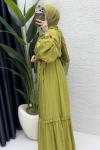 Lady Elbise Tesettür Giyim  Olive