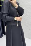 Selen Takım Tesettür Giyim  Siyah