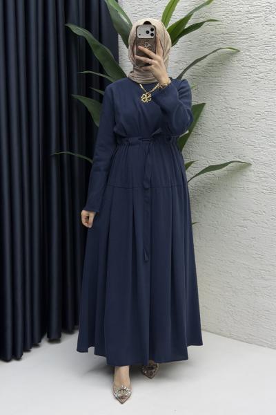 Selvi Elbise Tesettür Giyim  Lacivert
